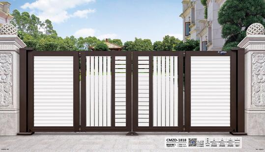 财门为融创玖玺台大门口添加悬浮折叠门